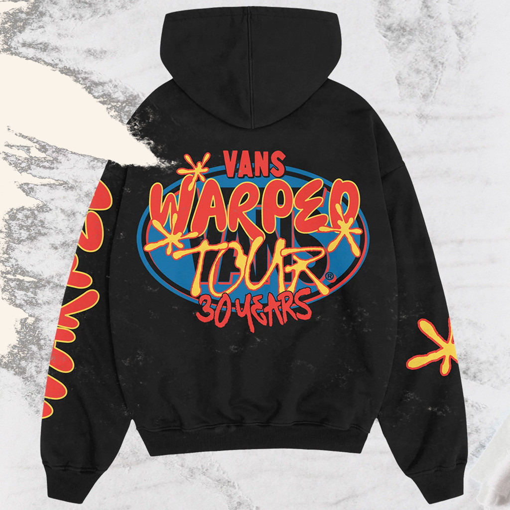 Vans Warped Merch Warped Tour 30 Years Hoodie Presents For Music Lovers