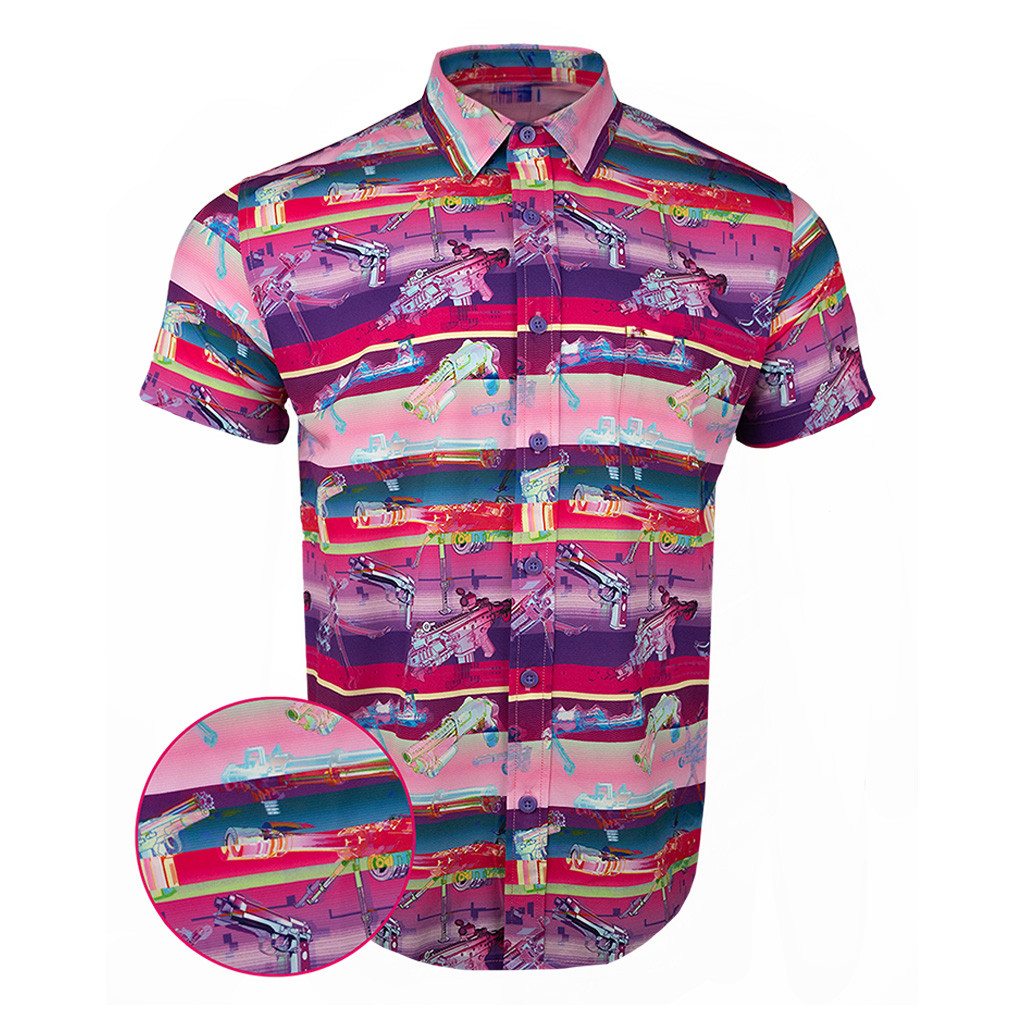 Vapor Button Down Shirt Tactical Aloha Print Shirt Pro Gun Merch Birthday Gift For Husband Vapor Button Down Shirt Tactical Aloha Print Shirt Pro Gun Merch Birthday Gift For Husband
