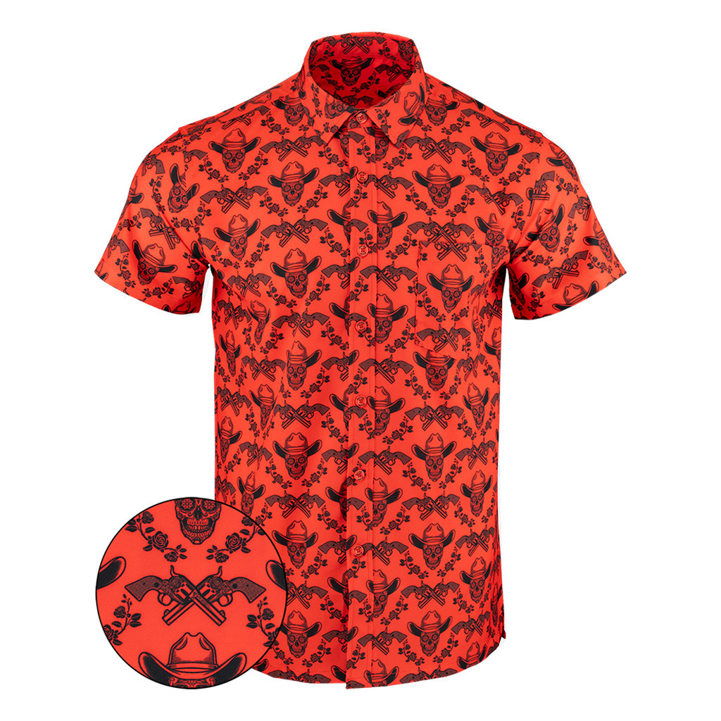 Vaquero V2 Button Down Shirt Tactical Shirt Hawaii Style Pro Gun Merch Husband Gifts Vaquero V2 Button Down Shirt Tactical Shirt Hawaii Style Pro Gun Merch Husband Gifts