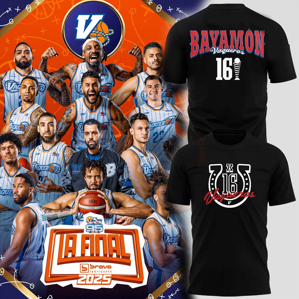 Vaqueros de Bayamn BSN Final Special Black Shirt Gifts For Basketball Fan
