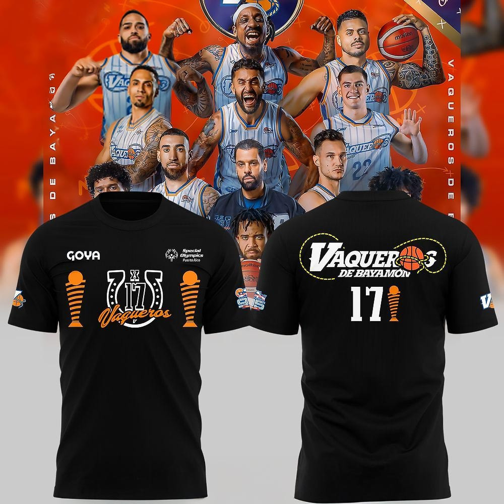 Vaqueros De Bayamon Champions BSN x17 T-Shirt Good Gifts For Basketball Lovers