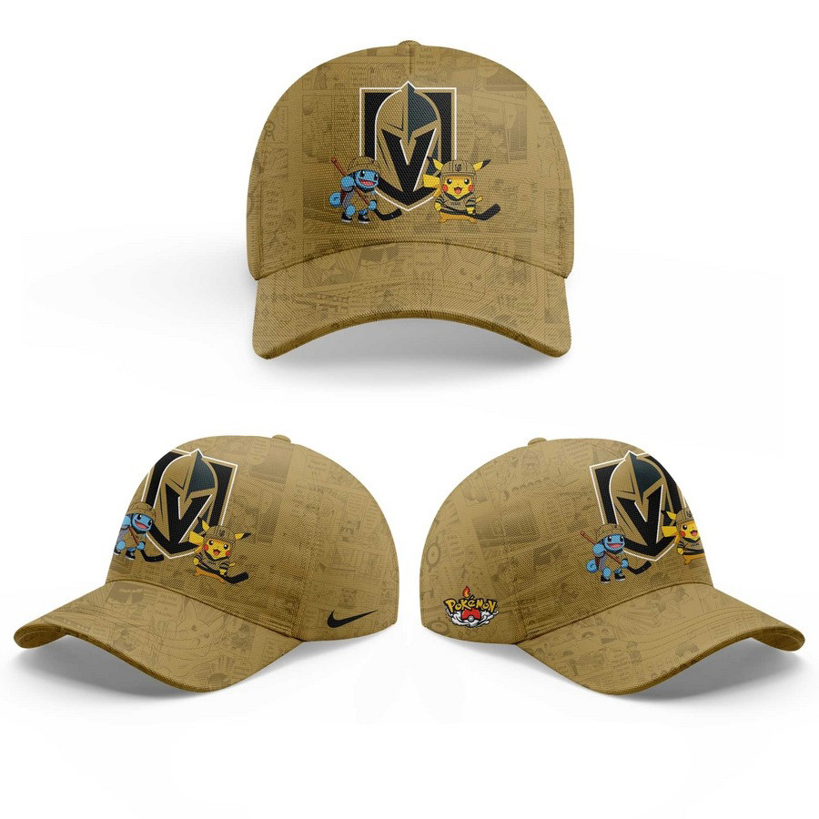 Vegas Golden Knights x Pokemon New Hat Best Gifts For Hockey Lovers