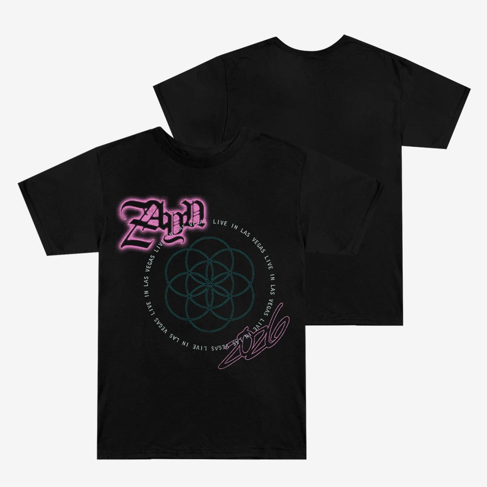 Vegas Mandala Zayn Malik T-Shirt Music Themed Shirt Zayn Malik Clothing Line