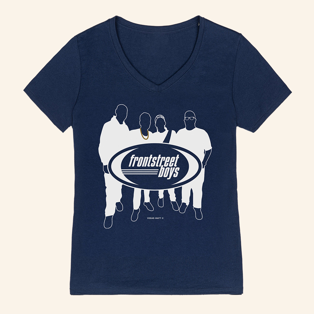 Vegas Matt Merch Frontstreet Boys V-Neck Shirt Christmas Gift Ideas For Friend Vegas Matt Merch Frontstreet Boys V-Neck Shirt Christmas Gift Ideas For Friend