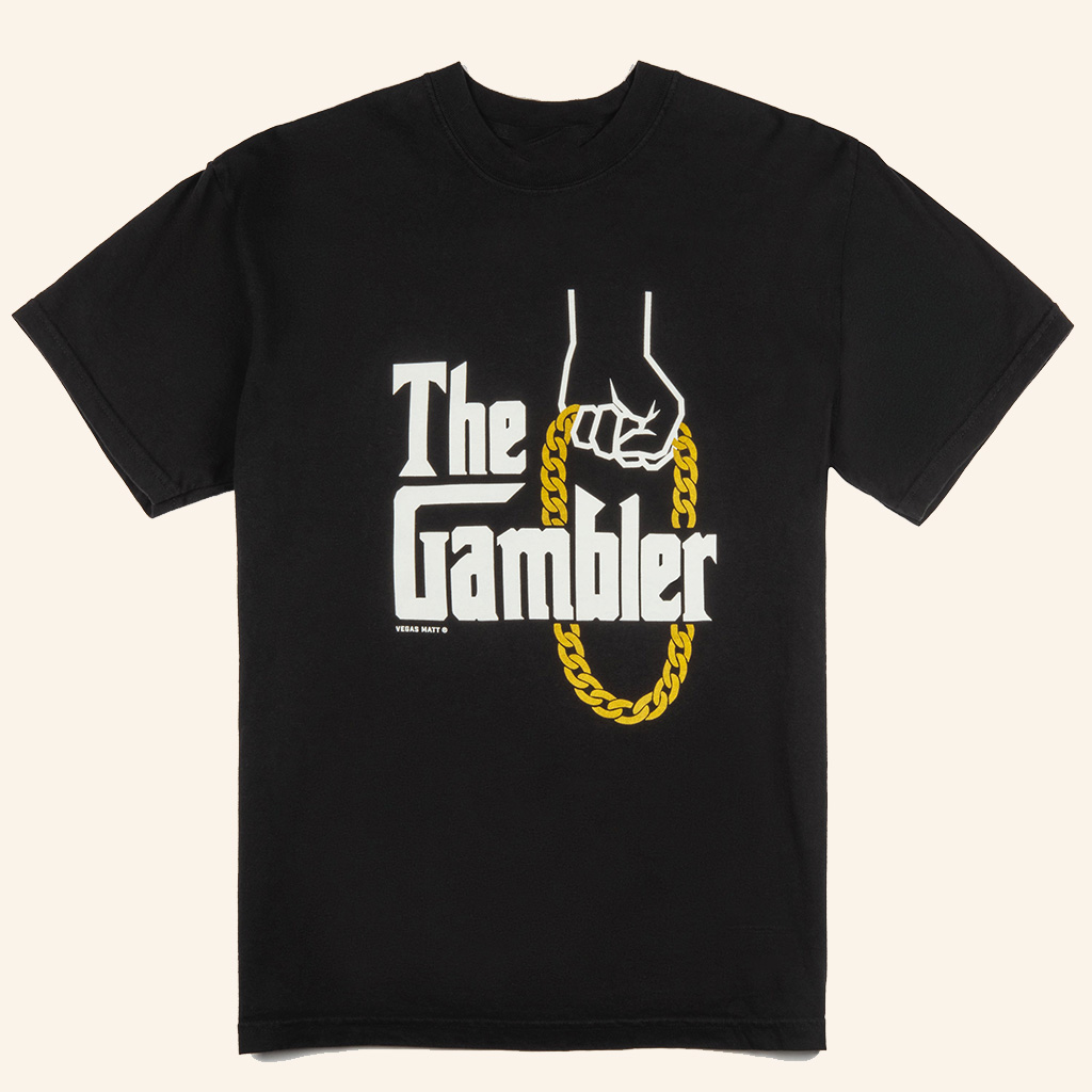 Vegas Matt Merch The Gamble Black Shirt Christmas Presents For Him