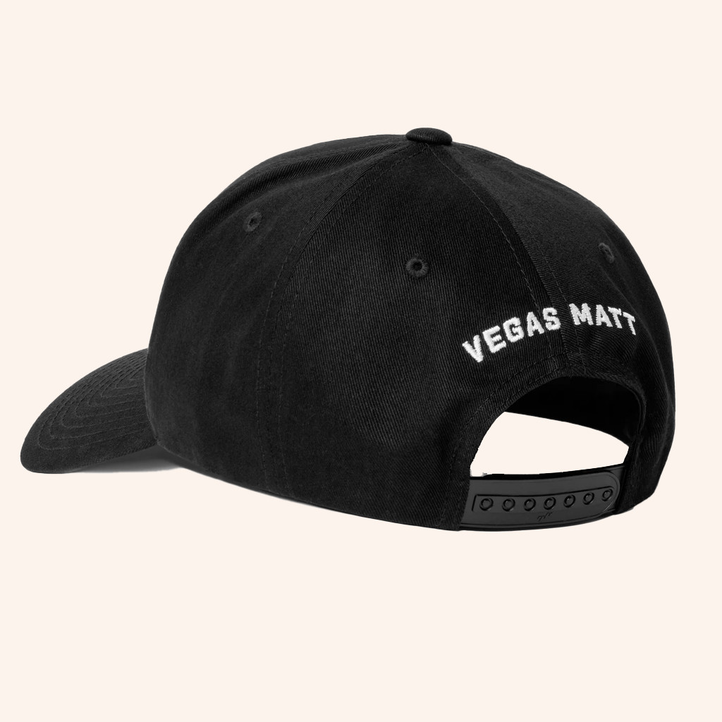 Vegas Matt Merch Vegas Matt Logo Embroidered Hat Gifts For Brothers Vegas Matt Merch Vegas Matt Logo Embroidered Hat Gifts For Brothers