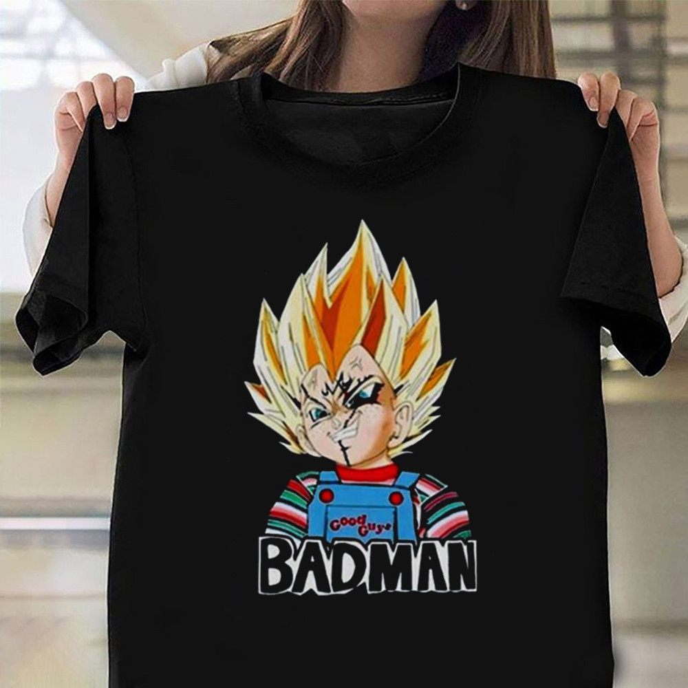 Vegeta Badman Shirt Dragon Ball Z Vegeta Badman T-Shirt Gifts For Fans