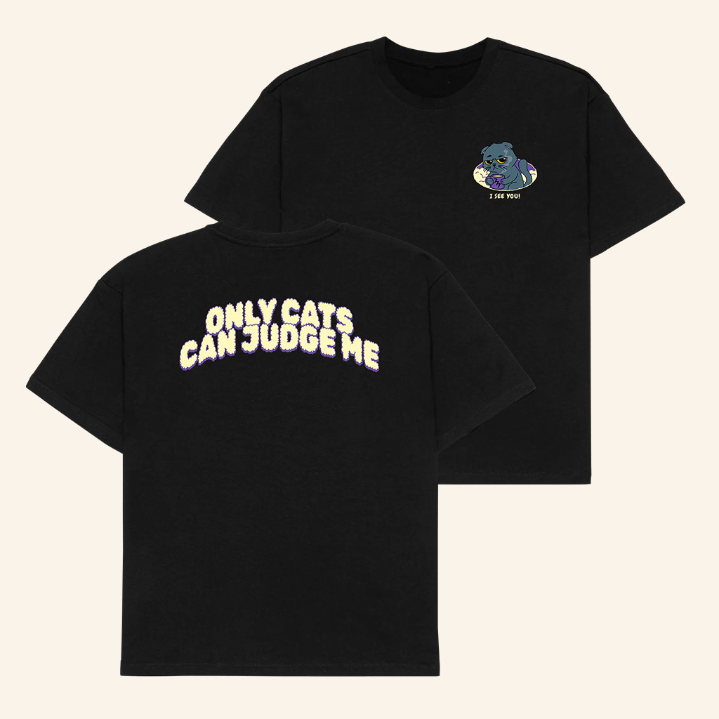 Vegetta777 Merch Only Cats Can Judge Me T-Shirt Gifts Ideas For Wife Vegetta777 Merch Only Cats Can Judge Me T-Shirt Gifts Ideas For Wife