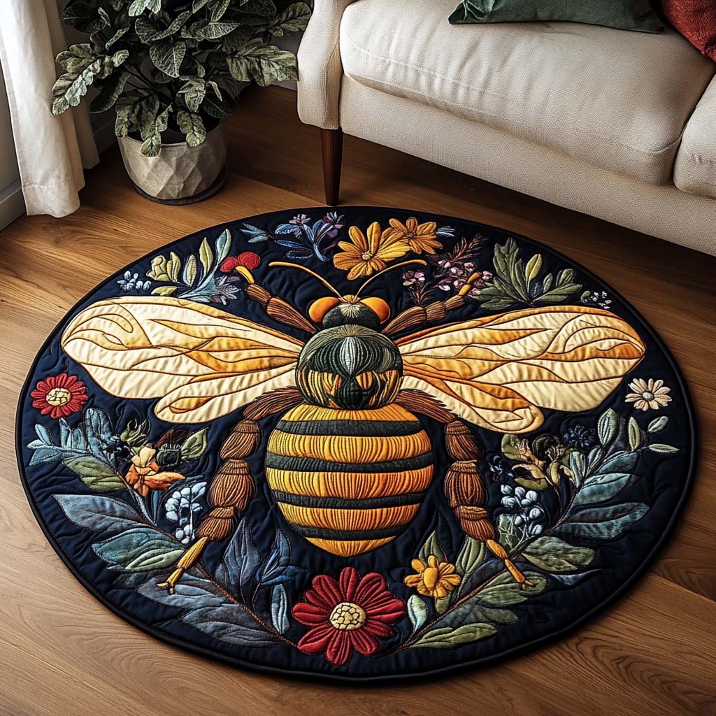 Velvet Buzz Quilted Round Mat Entryway Design Ideas Christmas Presents For Farmers
