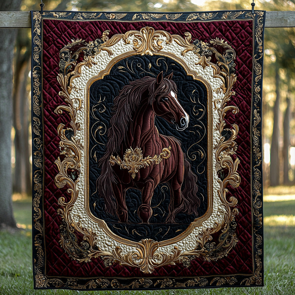 Velvet Horse Quilted Blanket Best Throw Blanket Bee Themed Gifts For Him