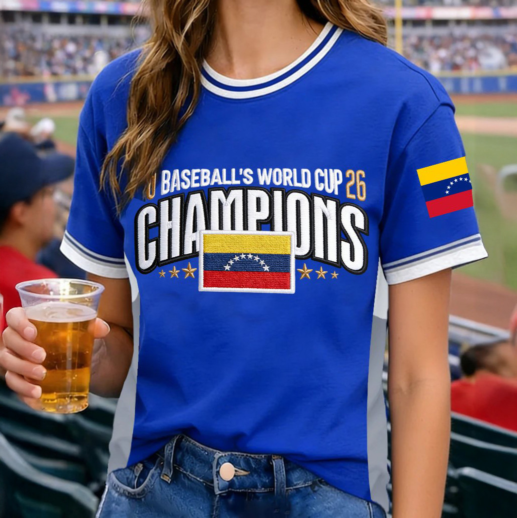 Venezuela 2026 Baseball World Cup Champions T-Shirt Venezuela 2026 WBC Champions Shirt Fan Gear