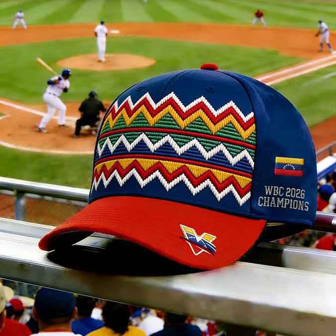 Venezuela 2026 WBC Champions Hat Baseball Fan Merch Present For Father's Day