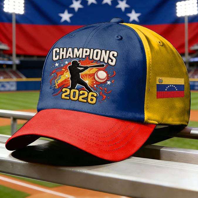 Venezuela 2026 WBC Champions Hat Game Day Merch World Baseball Classic Fan Gift