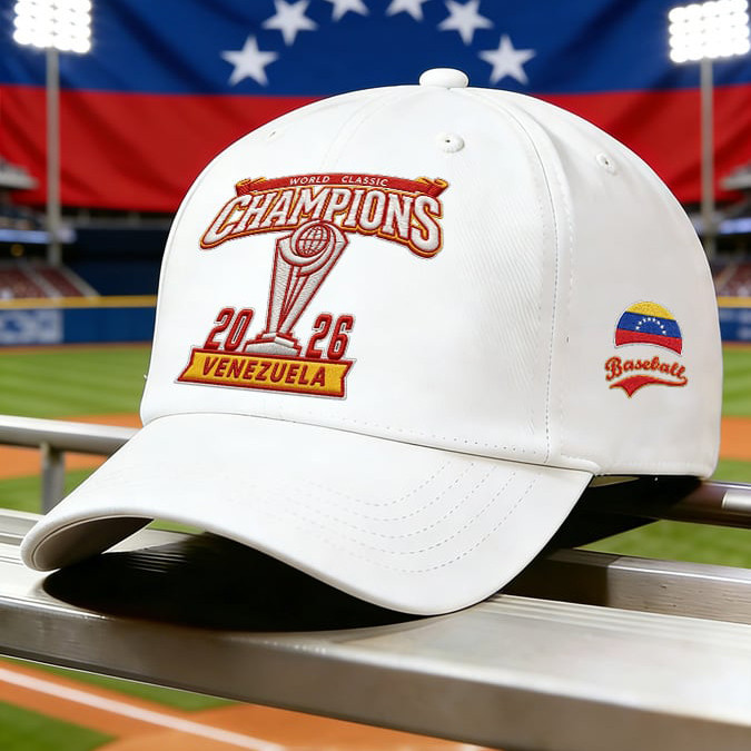 Venezuela 2026 WBC Champions Hat World Baseball Classic 2026 Merch Fan Gift For Him