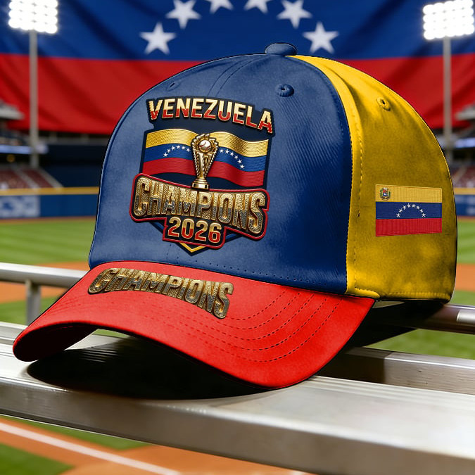 Venezuela 2026 WBC Champions Hat World Baseball Classic Baseball Cap Game Day Gear