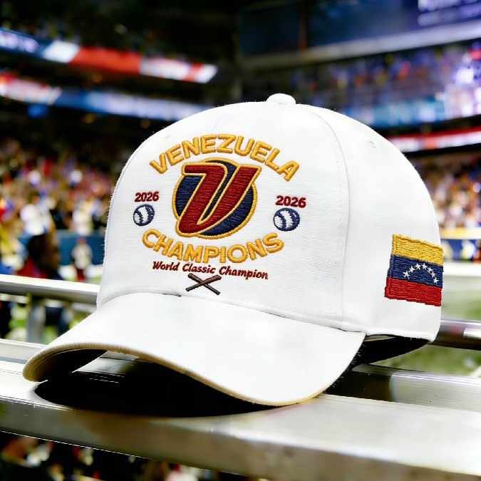 Venezuela 2026 WBC Champions Hat World Baseball Classic Merch Fan Gear