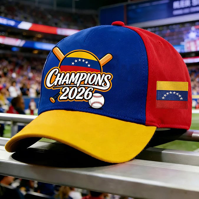Venezuela 2026 WBC Champions Hat World Baseball Classic Merch Game Day Gear