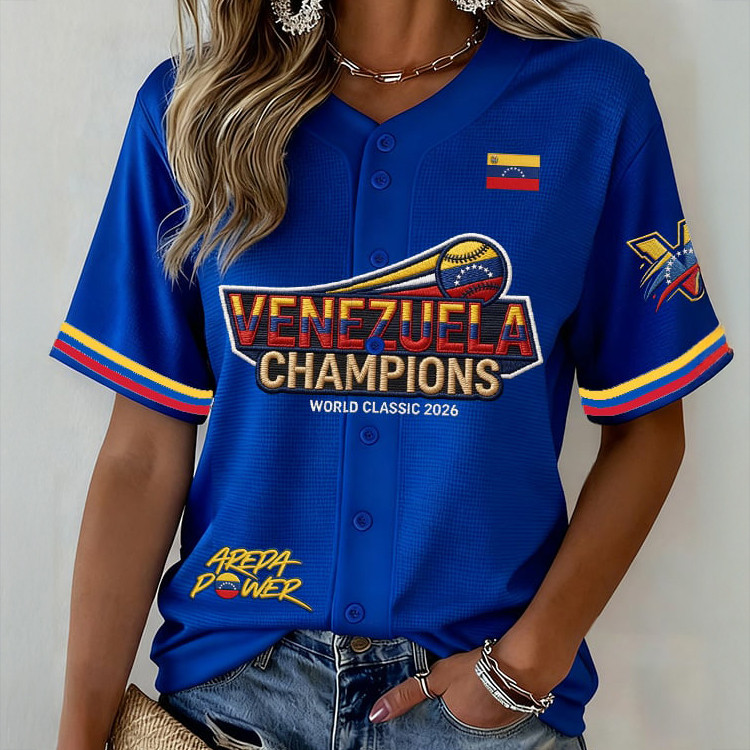 Venezuela 2026 WBC Champions Jersey World Baseball Classic 2026 Merch Best Fan Gift