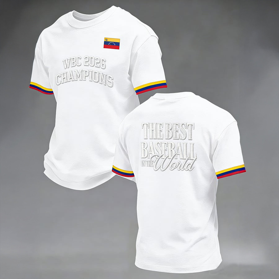 Venezuela 2026 WBC Champions T-Shirt Baseball Clothes Unique Gift For Husband
