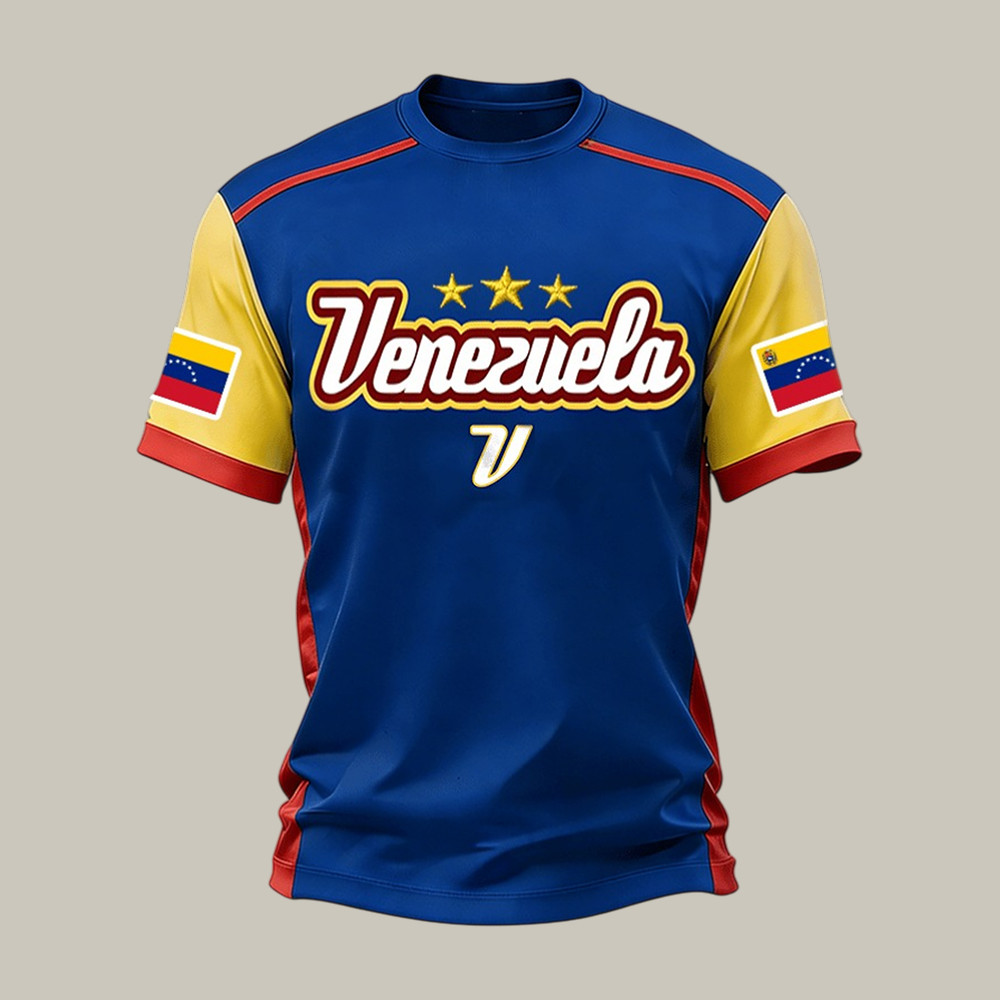 Venezuela 2026 WBC Champions T-Shirt Game Day Baseball Clothes Fan Gift For Him