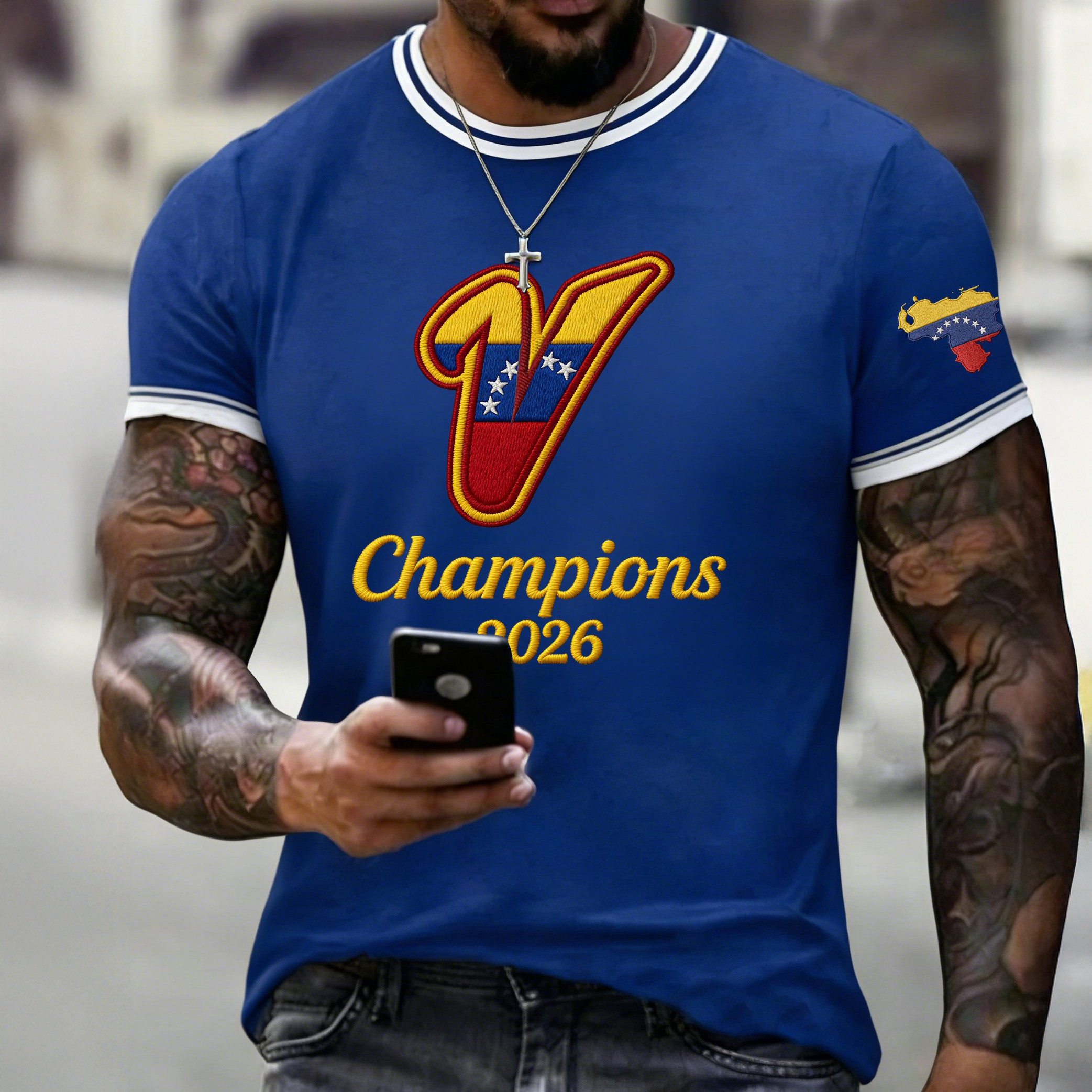 Venezuela 2026 WBC Champions T-Shirt Game Day Baseball Clothes Unique Gift For Husband