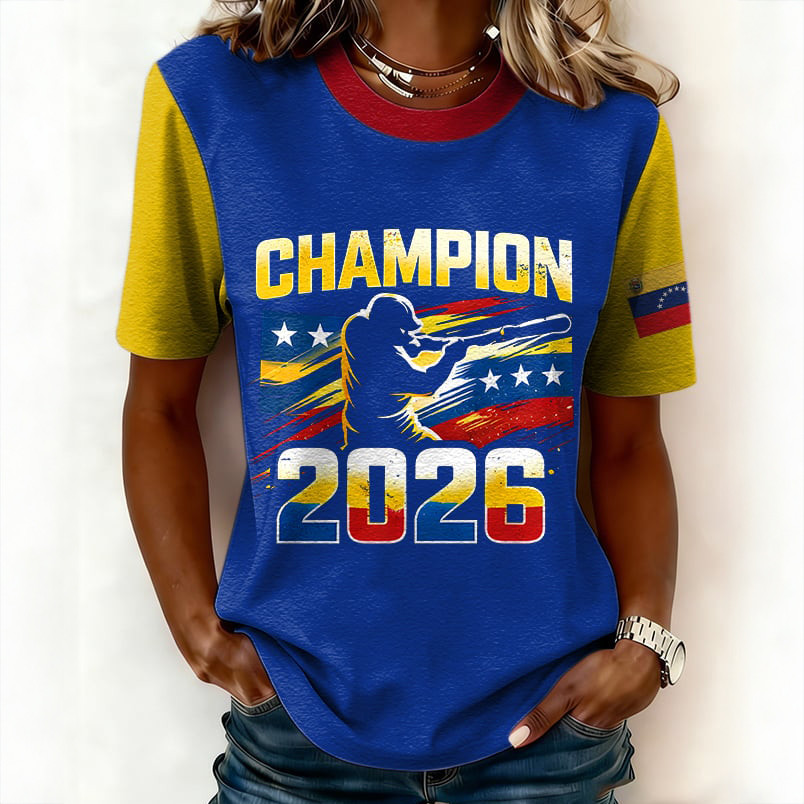 Venezuela 2026 WBC Champions T-Shirt Game Day Baseball Merch Best Fan Gear