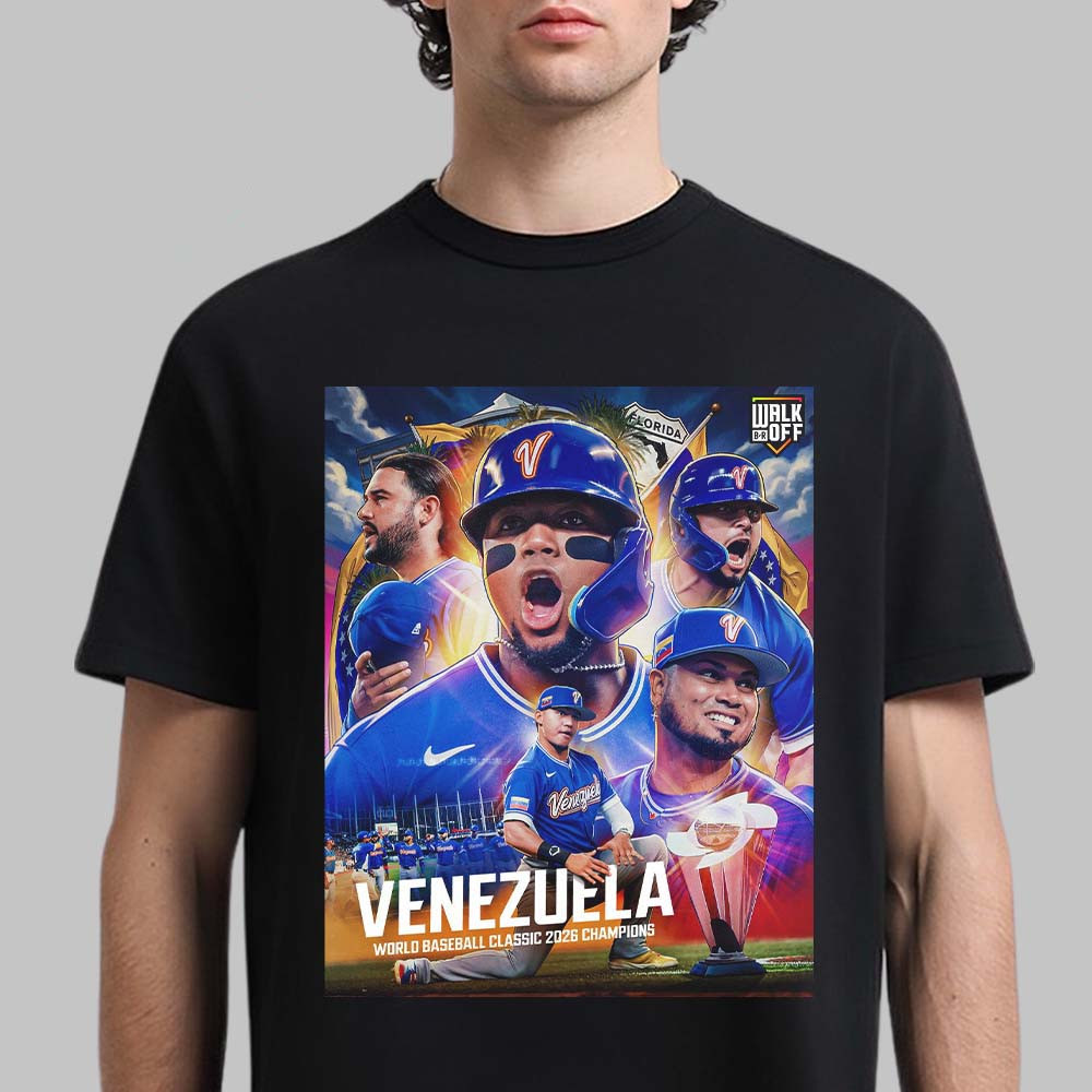 Venezuela 2026 WBC Champions T-Shirt World Baseball Classic Clothes Gift For Dad