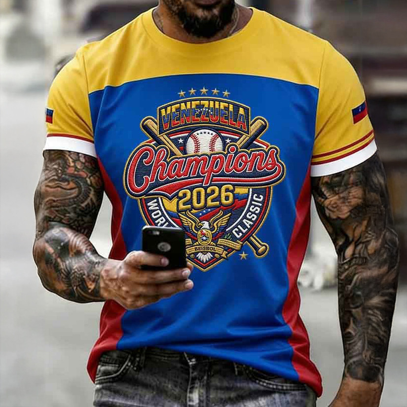 Venezuela 2026 WBC Champions T-Shirt World Baseball Classic Shirt Game Day Gear