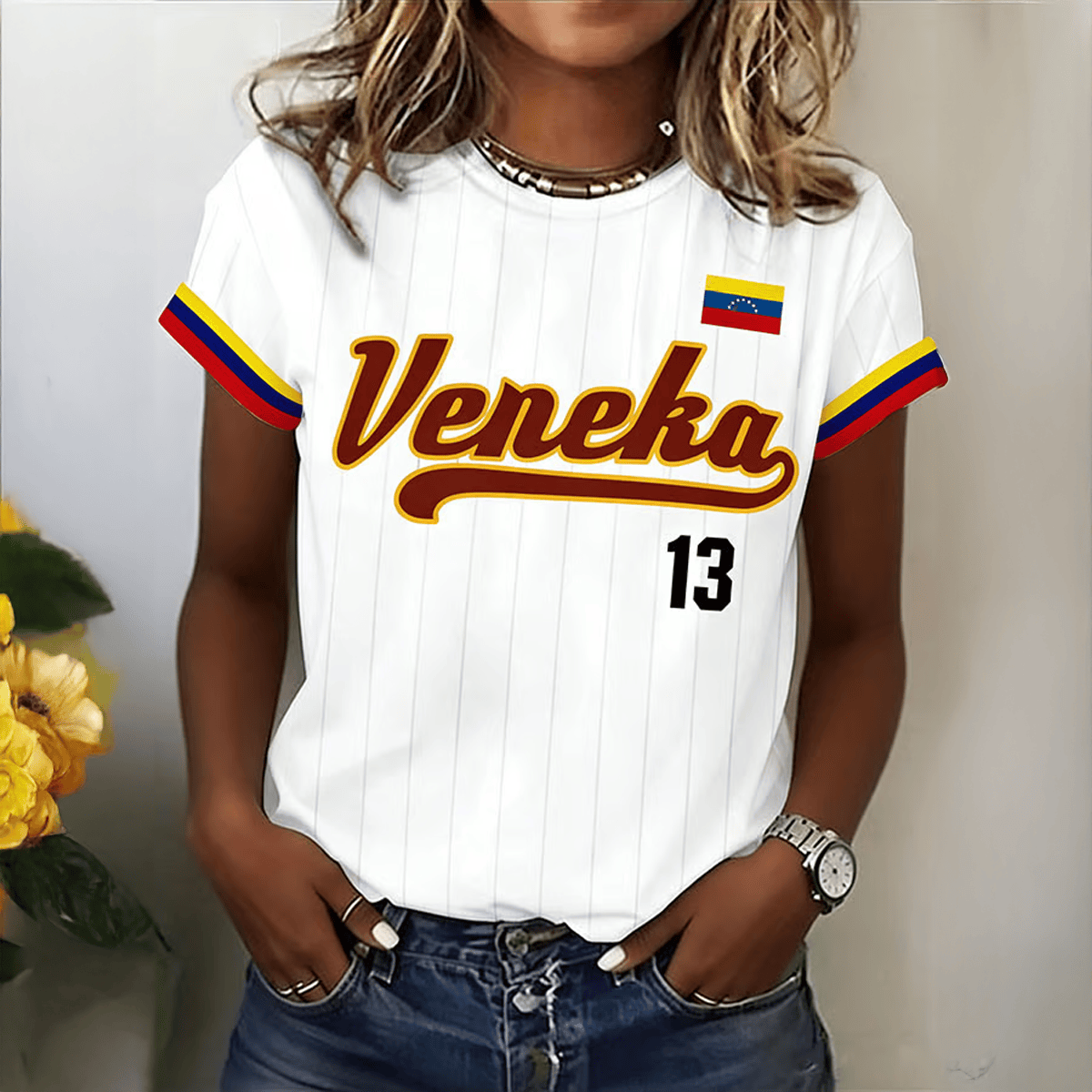 Venezuela 2026 WBC Champs 13 T-Shirt Baseball Clothes Game Day Gift For Mother's Day