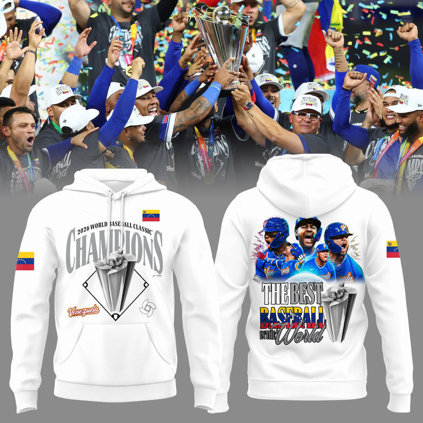 Venezuela 2026 World Baseball Classic Champions Hoodie Baseball Apparel Best Fan Gift