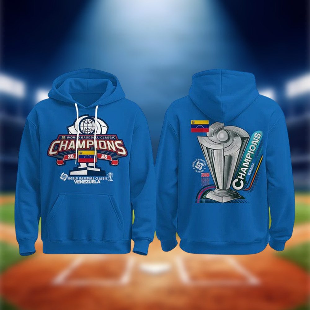 Venezuela 2026 World Baseball Classic Champions Hoodie Baseball Apparel Fan Gift For Him