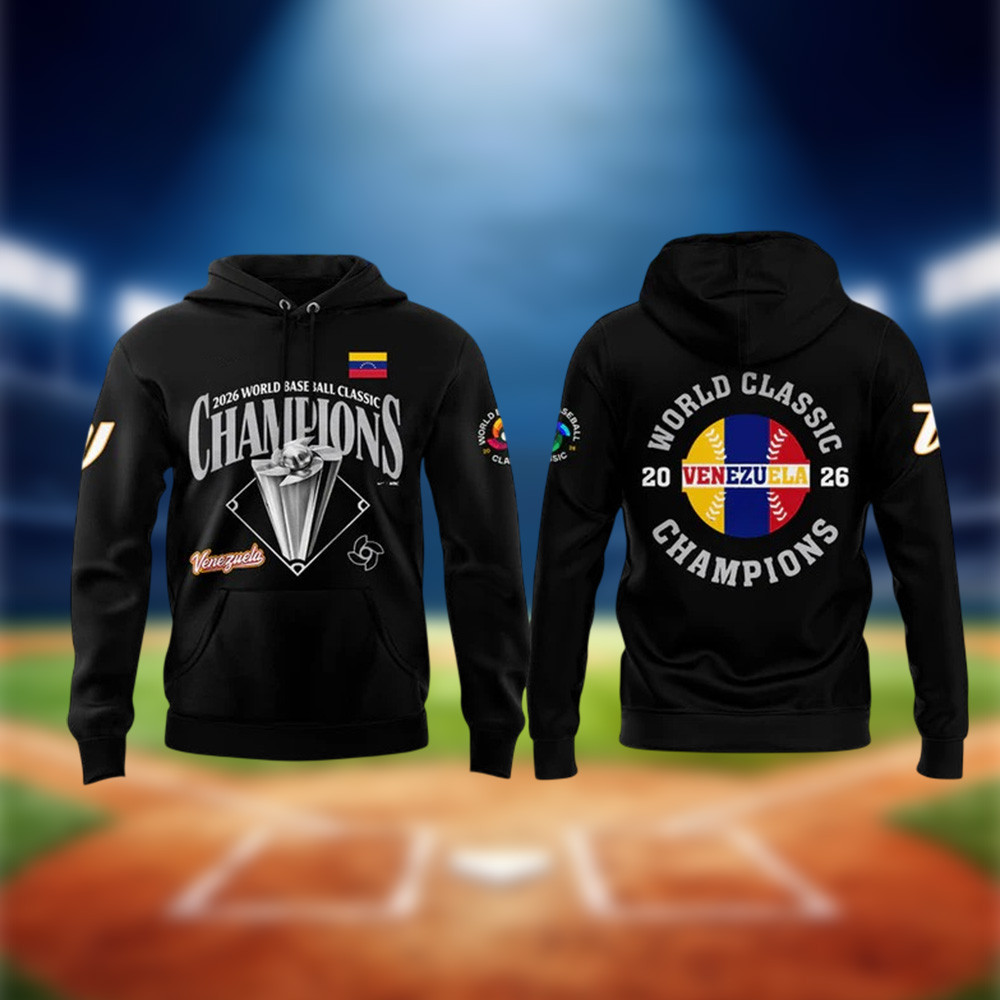 Venezuela 2026 World Baseball Classic Champions Hoodie Sport Apparel Baseballer Gift