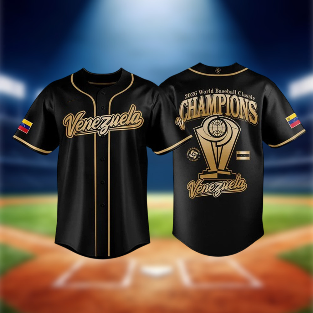 Venezuela 2026 World Baseball Classic Champions Jersey 2026 WBC Clothes Gift For Huge Fans