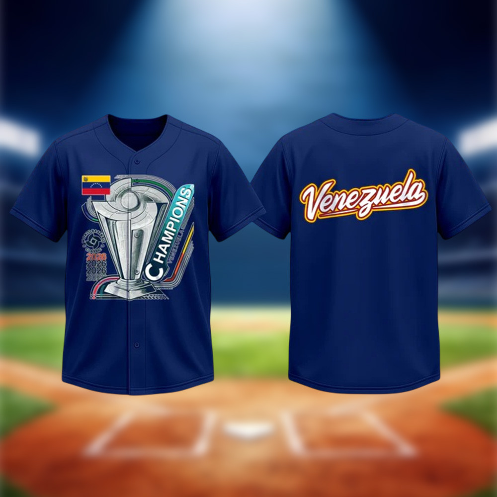 Venezuela 2026 World Baseball Classic Champions Jersey 2026 WBC Match Clothes Baseball Gear