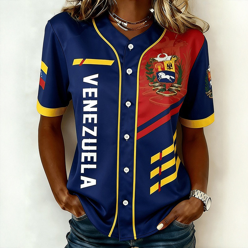 Venezuela 2026 World Baseball Classic Champions Jersey Baseball Fan Merch Cool Gift For Mother