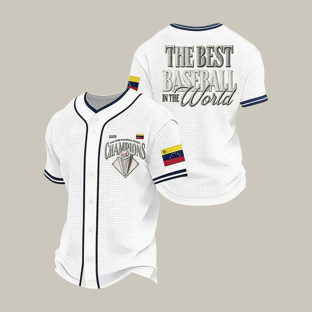 Venezuela 2026 World Baseball Classic Champions Jersey Baseball Fan Merch WBC Lover Gift