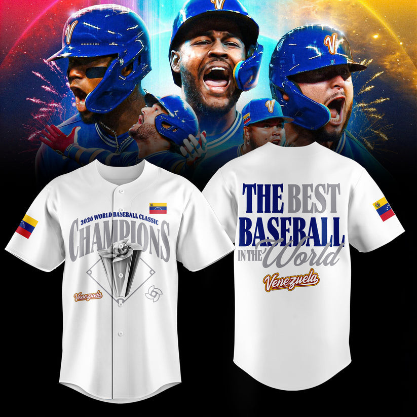 Venezuela 2026 World Baseball Classic Champions Jersey The Best Baseball In The World Shirt