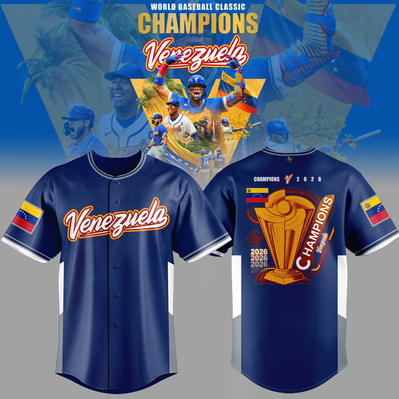 Venezuela 2026 World Baseball Classic Champions Limited Edition Jersey