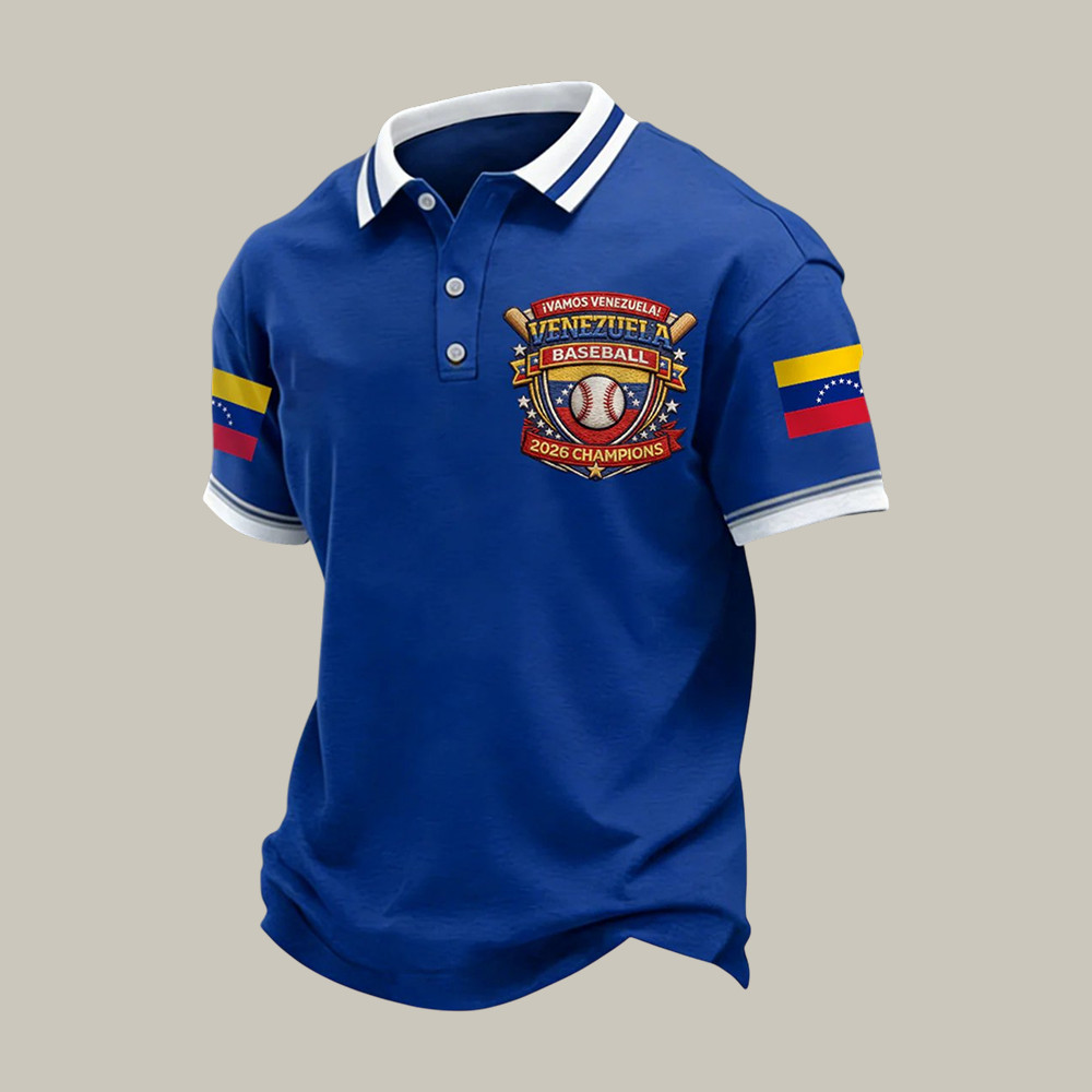Venezuela 2026 World Baseball Classic Champions Polo Shirt Baseball Fan Merch Gift For Father