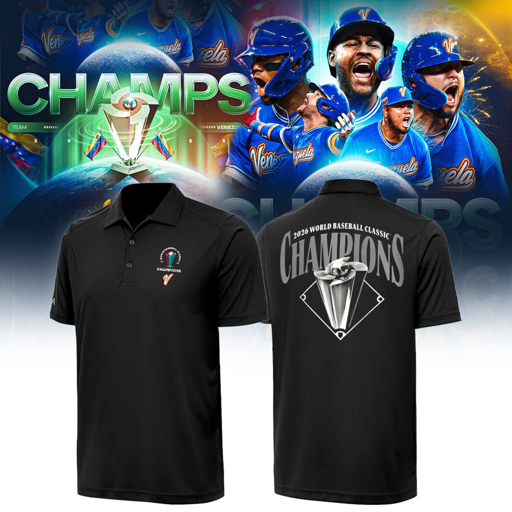 Venezuela 2026 World Baseball Classic Champions Polo Shirt Baseball Merch Gift For Husband