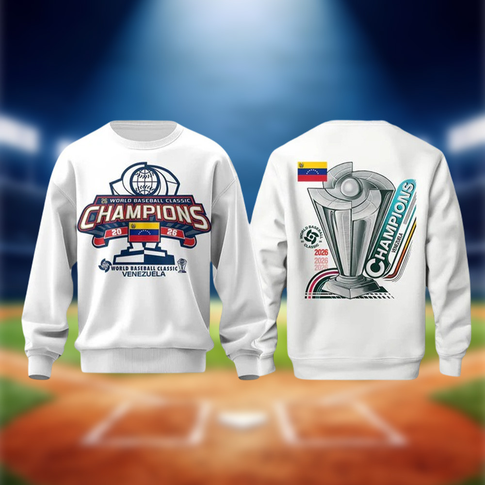 Venezuela 2026 World Baseball Classic Champions Sweatshirt WBC Apparel Game Day Gear