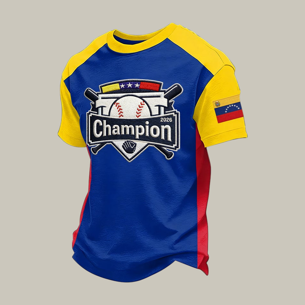 Venezuela 2026 World Baseball Classic Champions T-Shirt 2026 WBC Merch Fan Gear