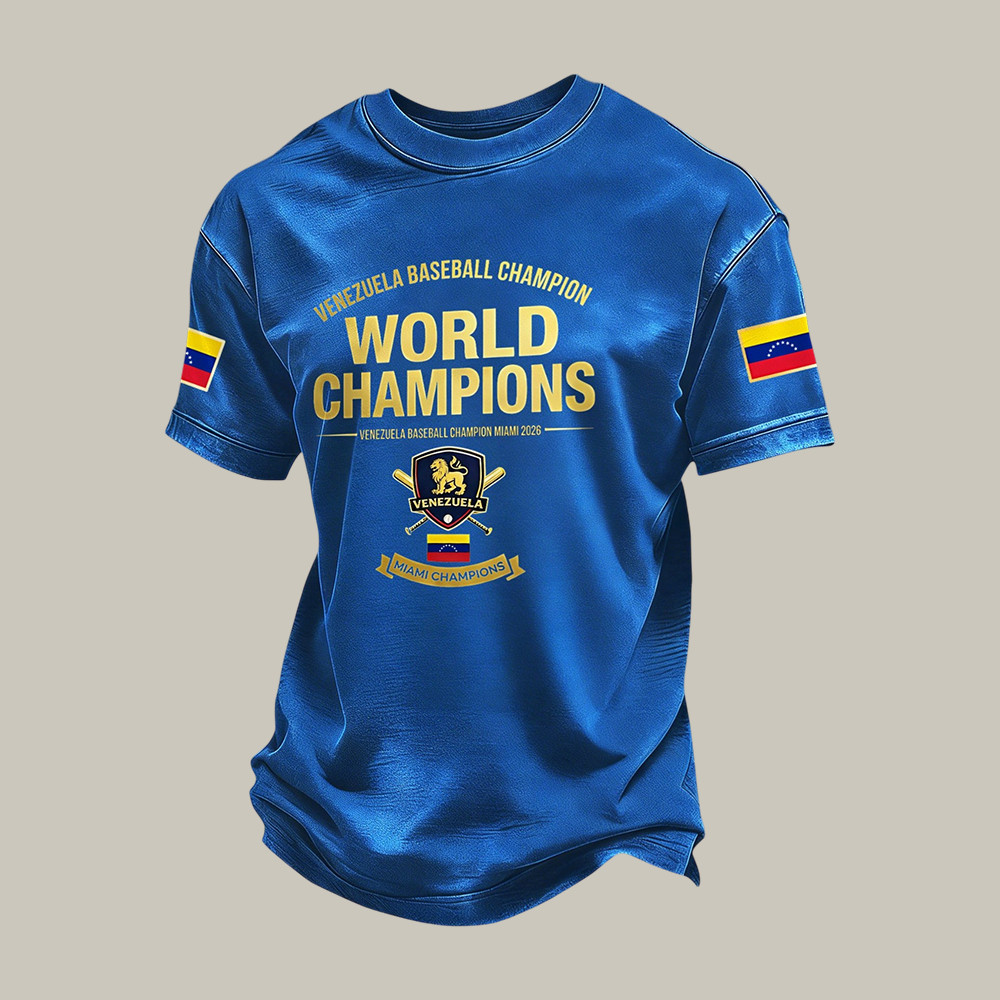 Venezuela 2026 World Baseball Classic Champions T-Shirt 2026 WBC Shirt Baseball Gear