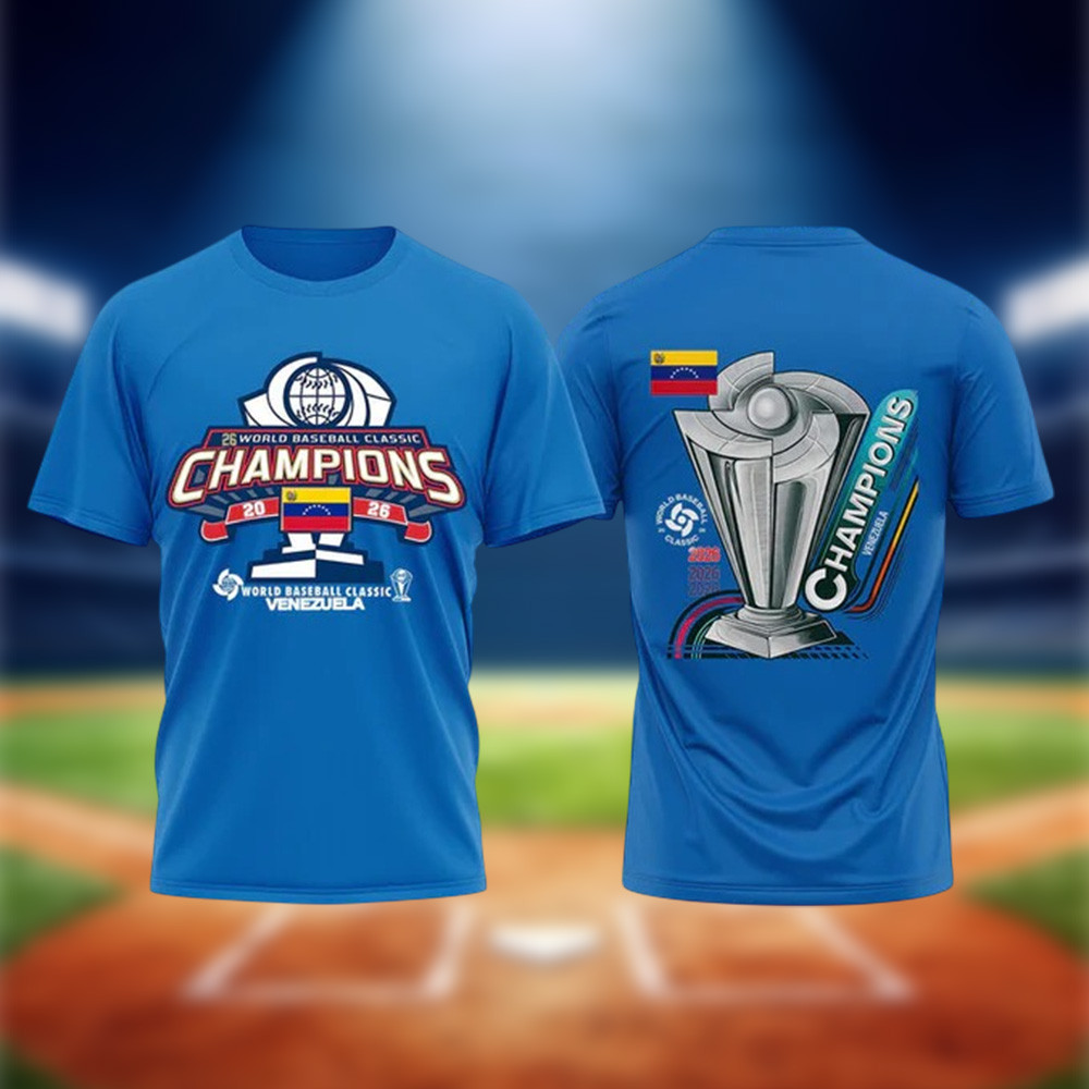 Venezuela 2026 World Baseball Classic Champions T-Shirt 2026 World Baseball Shirt Fan Gear