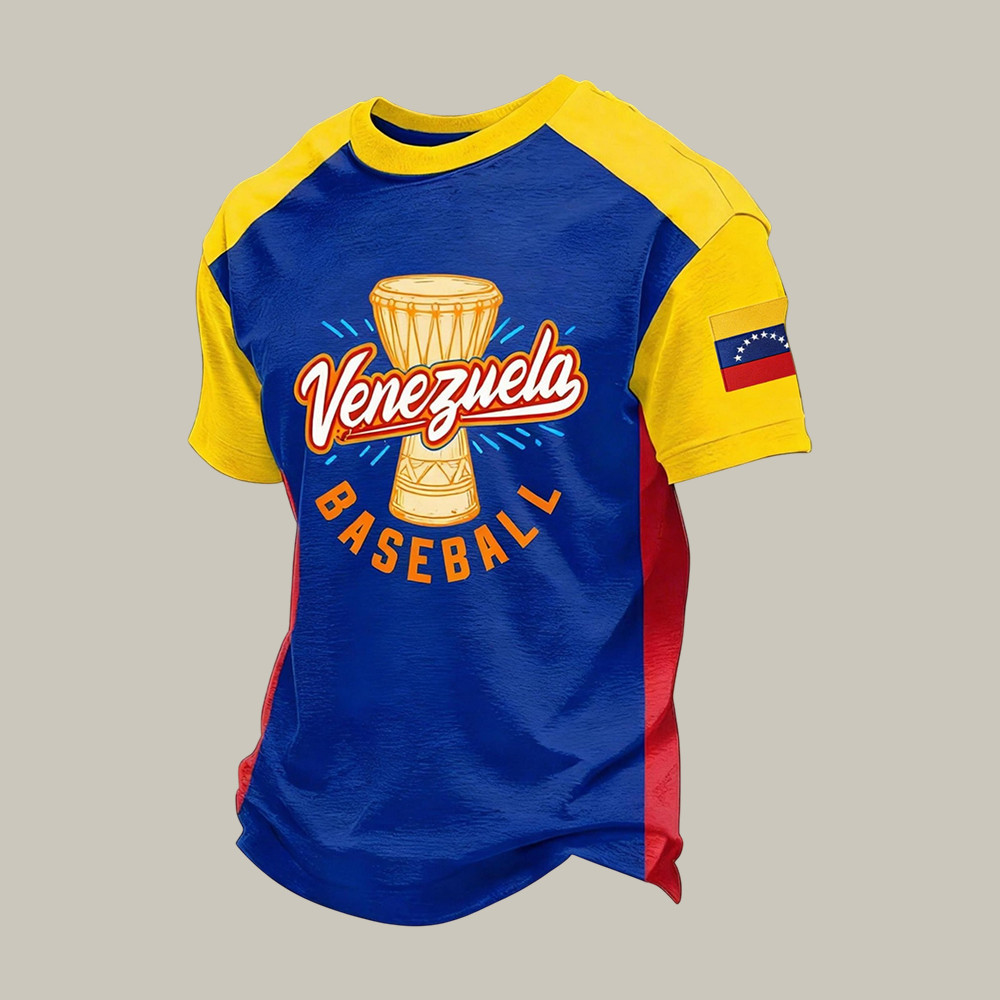 Venezuela 2026 World Baseball Classic Champions T-Shirt Baseball Clothes Game Day Gear