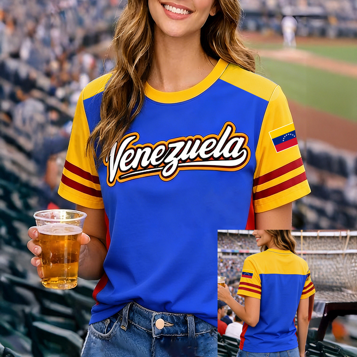 Venezuela 2026 World Baseball Classic Champions T-Shirt Baseball Fan Merch Best Gift For Mother