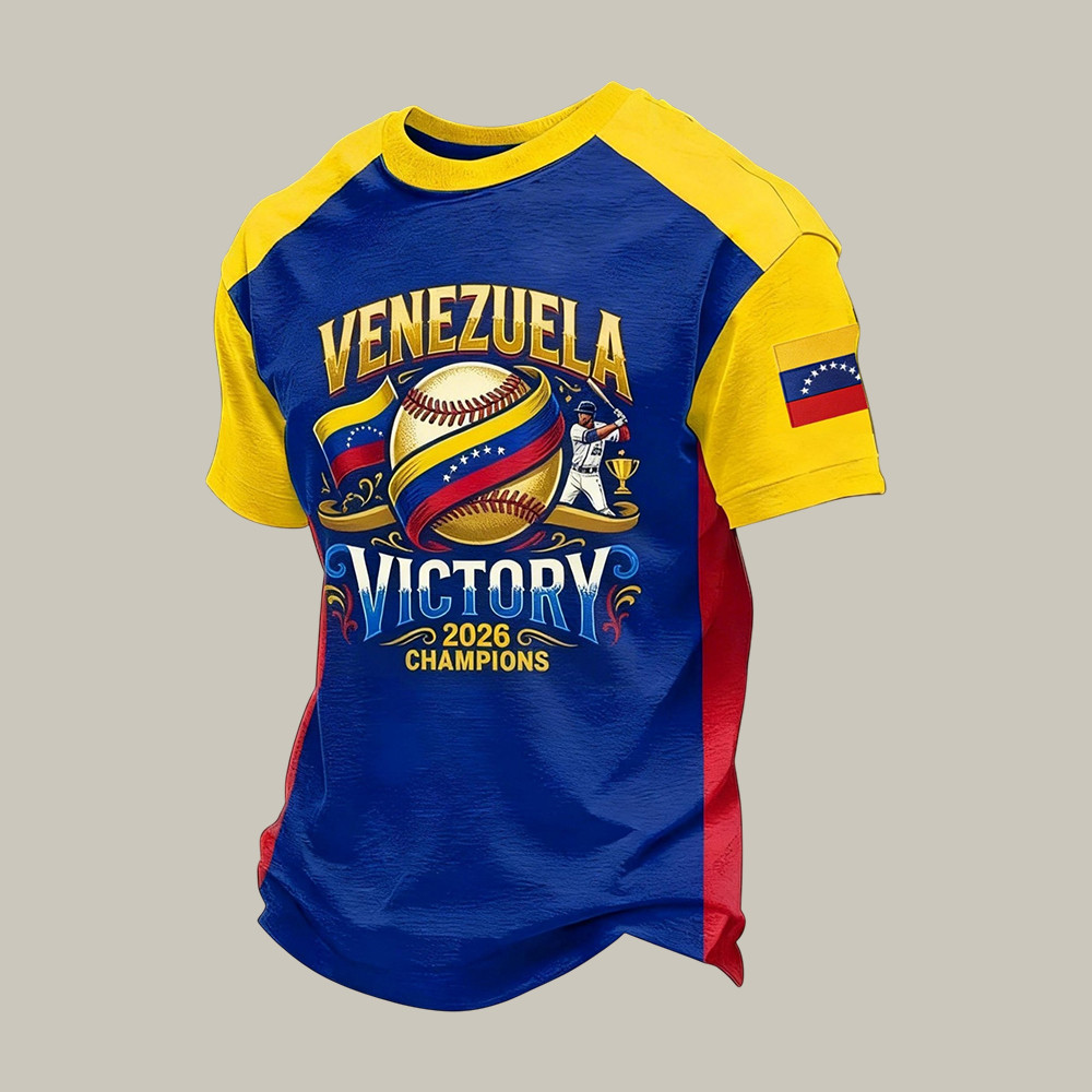 Venezuela 2026 World Baseball Classic Champions T-Shirt Baseball Gear Cool Gift For Fans