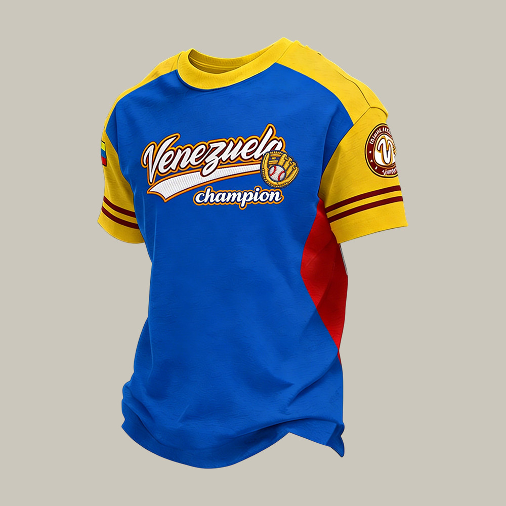 Venezuela 2026 World Baseball Classic Champions T-Shirt Game Day Clothes Cool Gift For Father