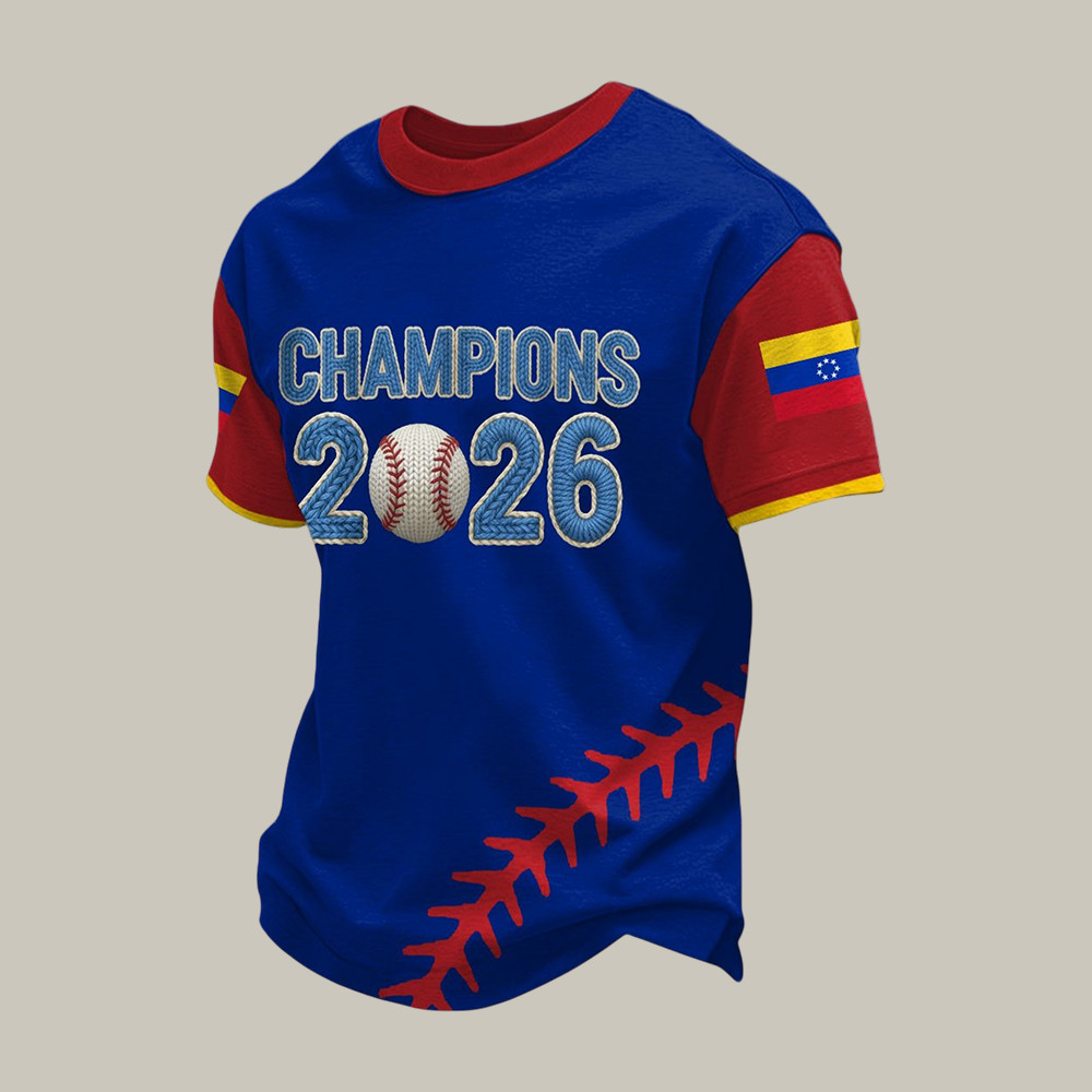 Venezuela 2026 World Baseball Classic Champions T-Shirt Game Day Merch Best Fan Gift