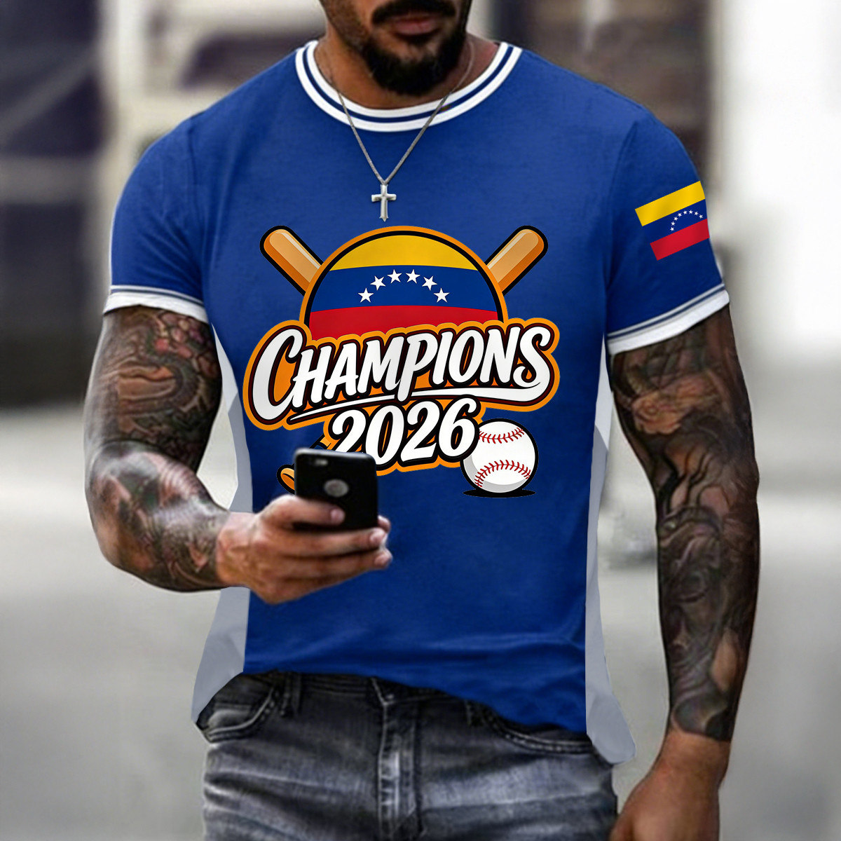Venezuela 2026 World Baseball Classic Champions T-Shirt Game Day Shirt Baseball Gear